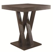 Contemporary cappuccino counter-height table by Coaster additional picture 2