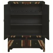 British flag design wine cabinet by Coaster additional picture 2