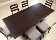 Modern dining table in espresso brown finish by Coaster additional picture 2