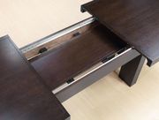 Modern dining table in espresso brown finish by Coaster additional picture 3
