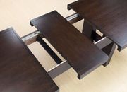 Modern dining table in espresso brown finish by Coaster additional picture 4