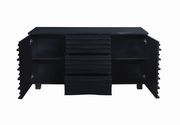Modern Dining Buffet in rich black finish by Coaster additional picture 2