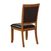 Casual deep brown dining chair additional photo 2 of 4