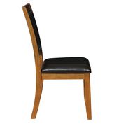 Casual deep brown dining chair additional photo 3 of 4