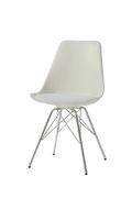 Lowry contemporary white dining chair additional photo 5 of 5