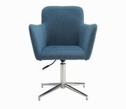 Modern blue adjustable dining chair by Coaster additional picture 3