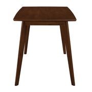 Retro style brown dining table additional photo 5 of 7