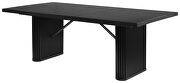 Rectangular double pedestal dining table black by Coaster additional picture 9