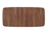 Mid-century modern natural walnut dining table additional photo 3 of 4
