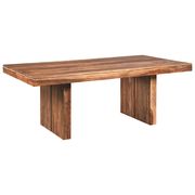 Honey sheesham solid wood dining table by Coaster additional picture 2