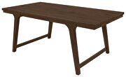 Rectangular dining table in brown oak asian hardwood by Coaster additional picture 7