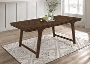 Rectangular dining table in brown oak asian hardwood by Coaster additional picture 9