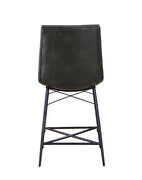 Gray leatherette upholstery counter height stool by Coaster additional picture 4