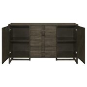 3-drawer storage dining sideboard server dark grey by Coaster additional picture 8