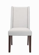 Dining chair in beige fabric by Coaster additional picture 2