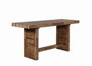 Reclaimed wood look counter height table by Coaster additional picture 2