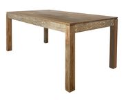Natural mango/white stencil solid wood table by Coaster additional picture 4