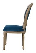 Peacock velvet dining chair in blue by Coaster additional picture 2
