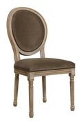 Nutella velvet dining chair by Coaster additional picture 6