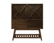 Wine cabinet / buffet finished in desert teak by Coaster additional picture 3