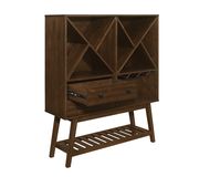 Wine cabinet / buffet finished in desert teak by Coaster additional picture 4