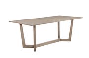Scandinavian style gray oak dining table by Coaster additional picture 12