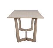 Scandinavian style gray oak dining table by Coaster additional picture 13