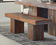 Solid wood grains and clean lines dining table by Coaster additional picture 2