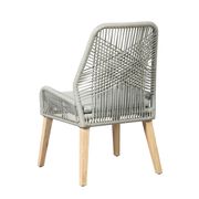 Dining chair in gray rope / fabric by Coaster additional picture 3