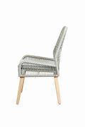 Dining chair in gray rope / fabric additional photo 4 of 5