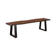 Dining table in gray sheesham solid wood by Coaster additional picture 3
