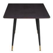 Walnut / black mid-century design dining table by Coaster additional picture 2