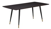 Walnut / black mid-century design dining table by Coaster additional picture 4