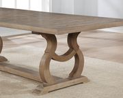 Family size extension dining table in barley brown by Coaster additional picture 10
