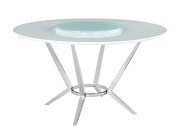 Dining table w/ lazy susan by Coaster additional picture 3