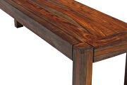 Solid sheesham hard wood in a beautiful warm chestnut finish dining table by Coaster additional picture 13