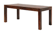 Solid sheesham hard wood in a beautiful warm chestnut finish dining table by Coaster additional picture 5