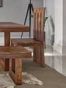 Dining table in solid sheesham wood by Coaster additional picture 3