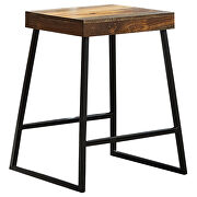 Solid sheesham wood and iron counter ht table by Coaster additional picture 3