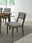 Asian hardwood and white oak veneer dining table by Coaster additional picture 3