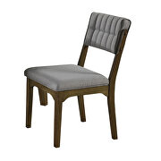 Gray fabric side chair by Coaster additional picture 2
