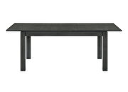 Black finish rectangular dining table by Coaster additional picture 2