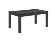 Black finish rectangular dining table by Coaster additional picture 11