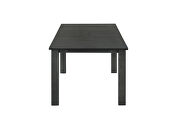 Black finish rectangular dining table by Coaster additional picture 5