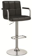Modern series bar stools in black by Coaster additional picture 3
