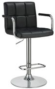 Modern series bar stools in black by Coaster additional picture 4