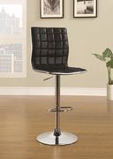 Adjustable bar stool in black additional photo 3 of 3