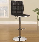 Adjustable bar stool in black additional photo 4 of 3
