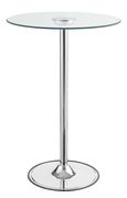 Contemporary chrome led bar table by Coaster additional picture 2