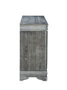 Gray weathered wood finish dining room server by Coaster additional picture 4